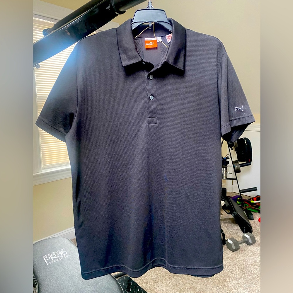 Men’s Puma Golf polo black size large